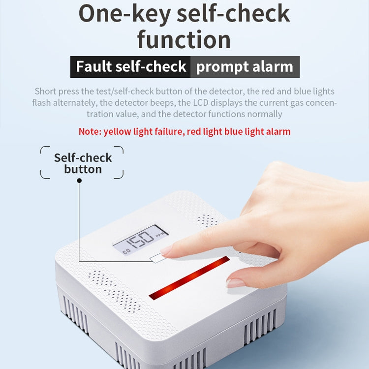 XY-S510COM 2 in 1 Carbon Monoxide Smoke Composite Alarm Detector without Battery XY-S510COM 2 in 1 Carbon Monoxide Smoke Composite Alarm Detector without Battery